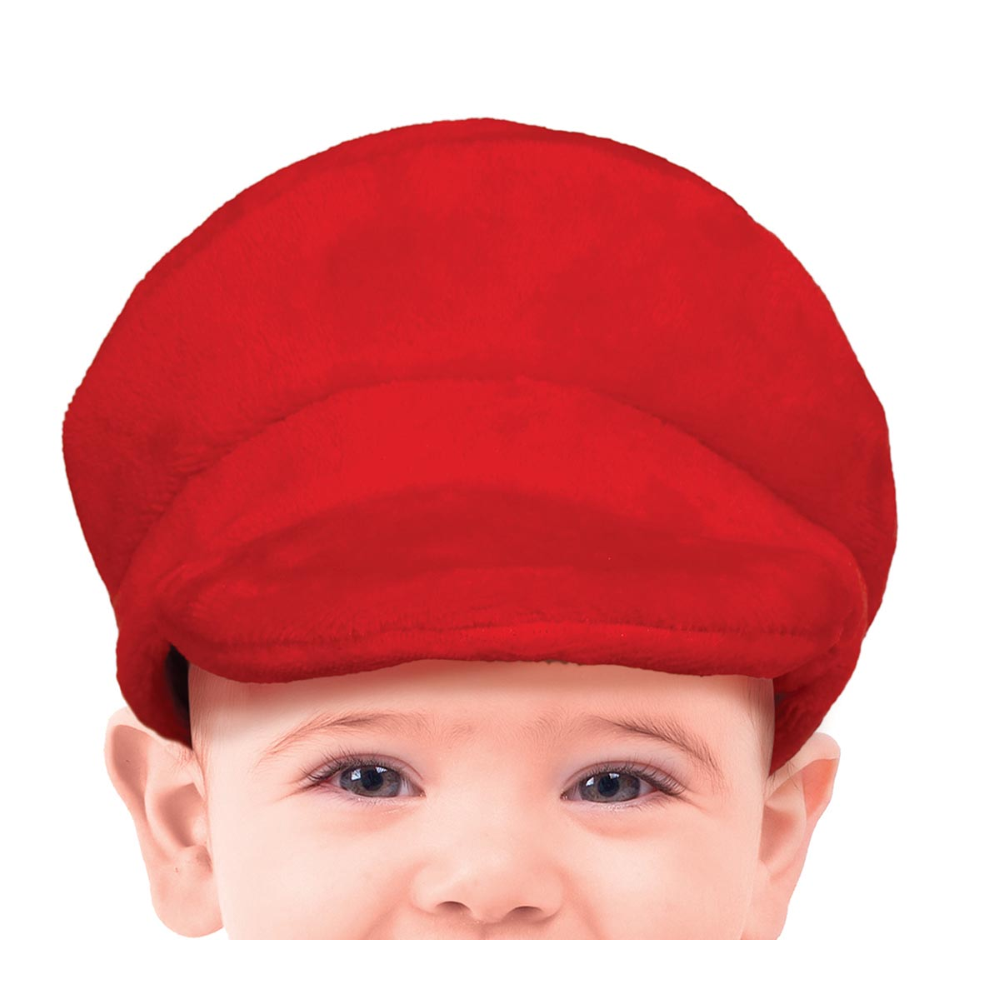 Costume da Macchinista Treno Idraulico Tuta Berretto Travestimento Carnevale Cosplay Super Mario- 8200