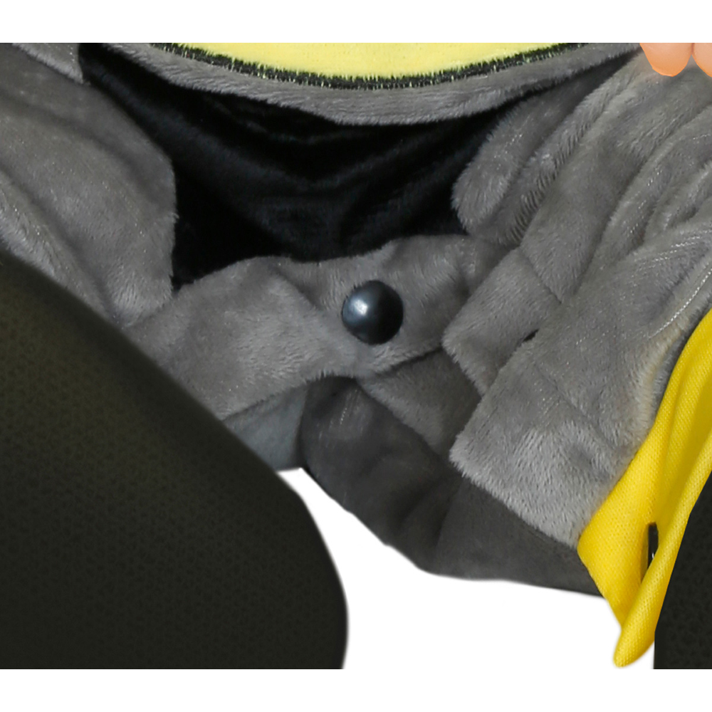 Costume Eroe Notturno Tuta con Cappuccio Travestimento Carnevale Cosplay Batman - 8206