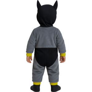 Costume Eroe Notturno Tuta con Cappuccio Travestimento Carnevale Cosplay Batman - 8206