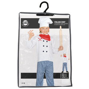 Costume Chef Travestimento Cuoco Unisex Carnevale Cosplay Feste in Maschera - 8336