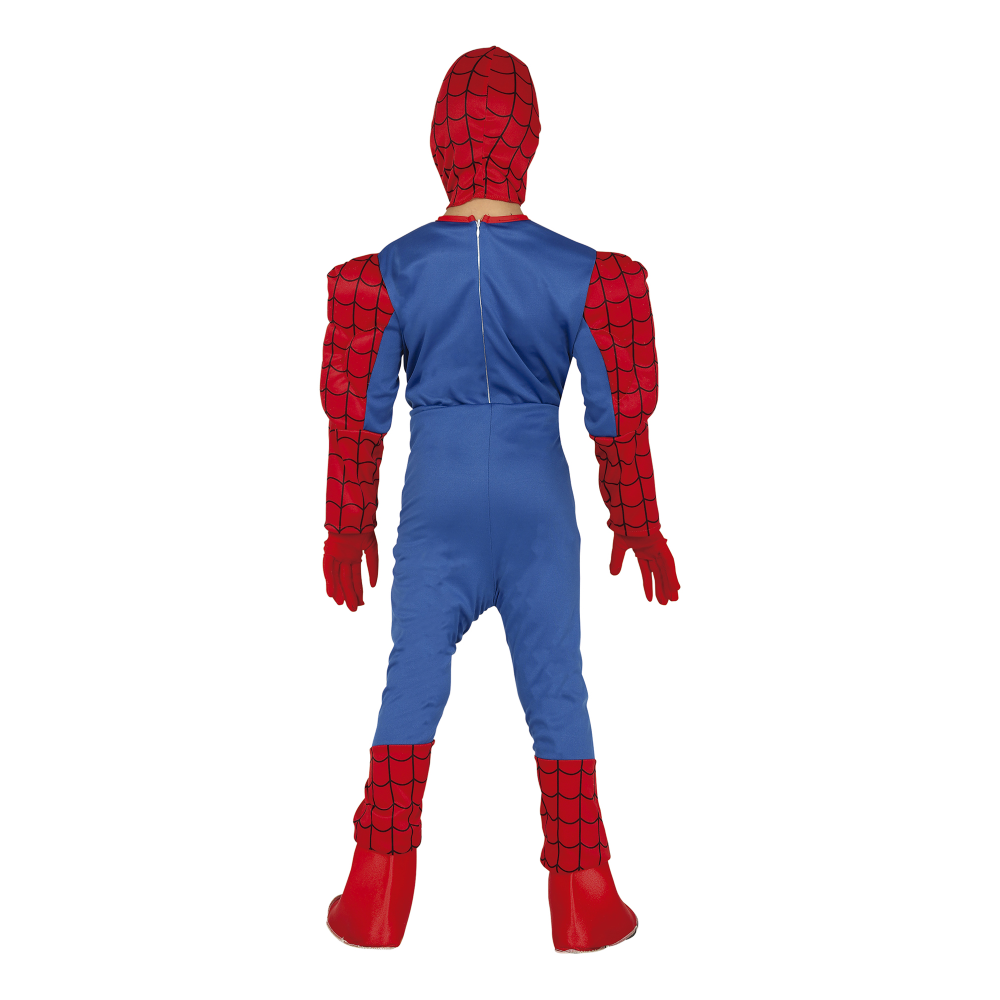 Costume Supereroe Muscoloso Travestimento Carnevale Cosplay Spiderman Feste in Maschera - 8358