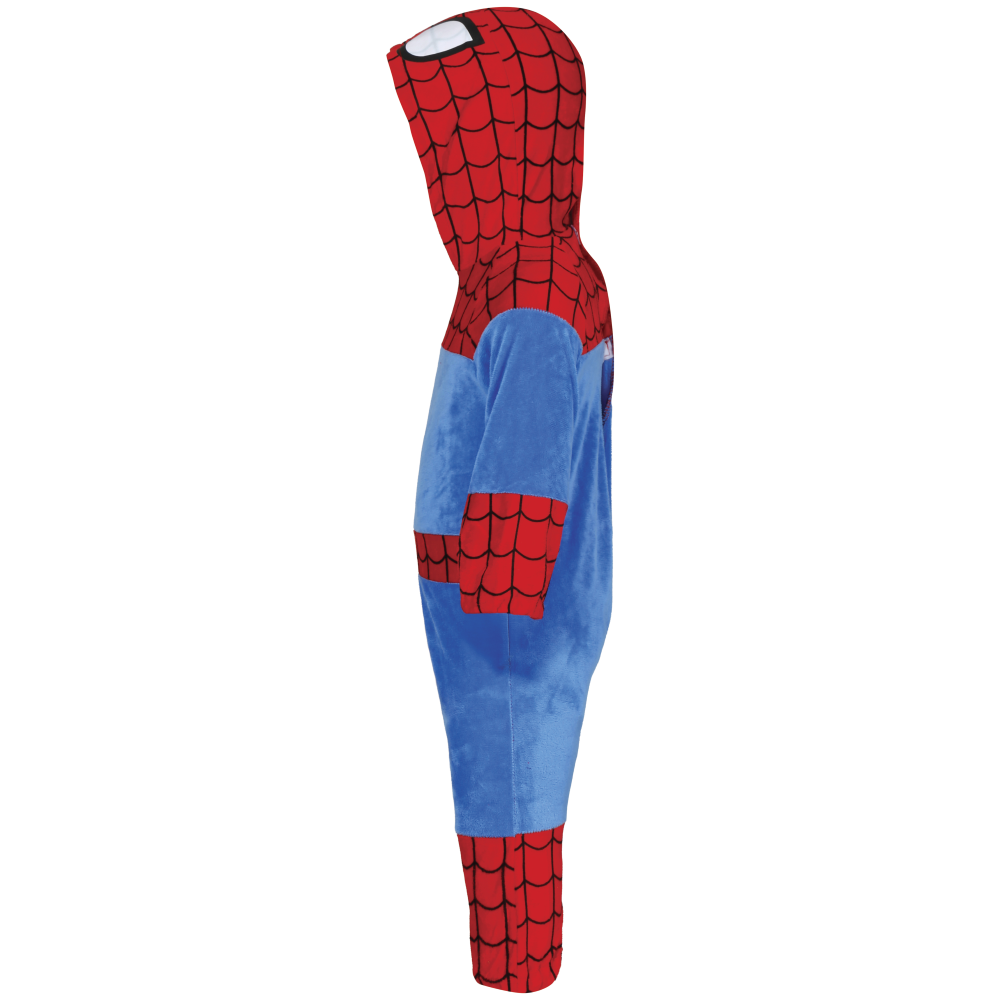 Costume Baby Eroe Tuta con Cappuccio Travestimento Carnevale Feste in Maschera Cosplay Spiderman - 7607