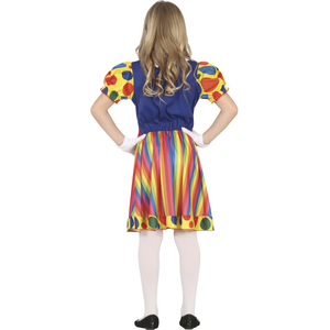 Costume Clown Abito Travestimento da Pagliaccio Carnevale Cosplay Feste in Maschera - 7750