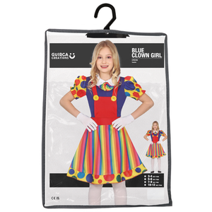 Costume Clown Abito Travestimento da Pagliaccio Carnevale Cosplay Feste in Maschera - 7750
