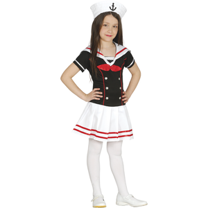 Costume Marinaretta Abito e Cappello Travestimento Carnevale Feste in Maschera Cosplay Sailor - 8593