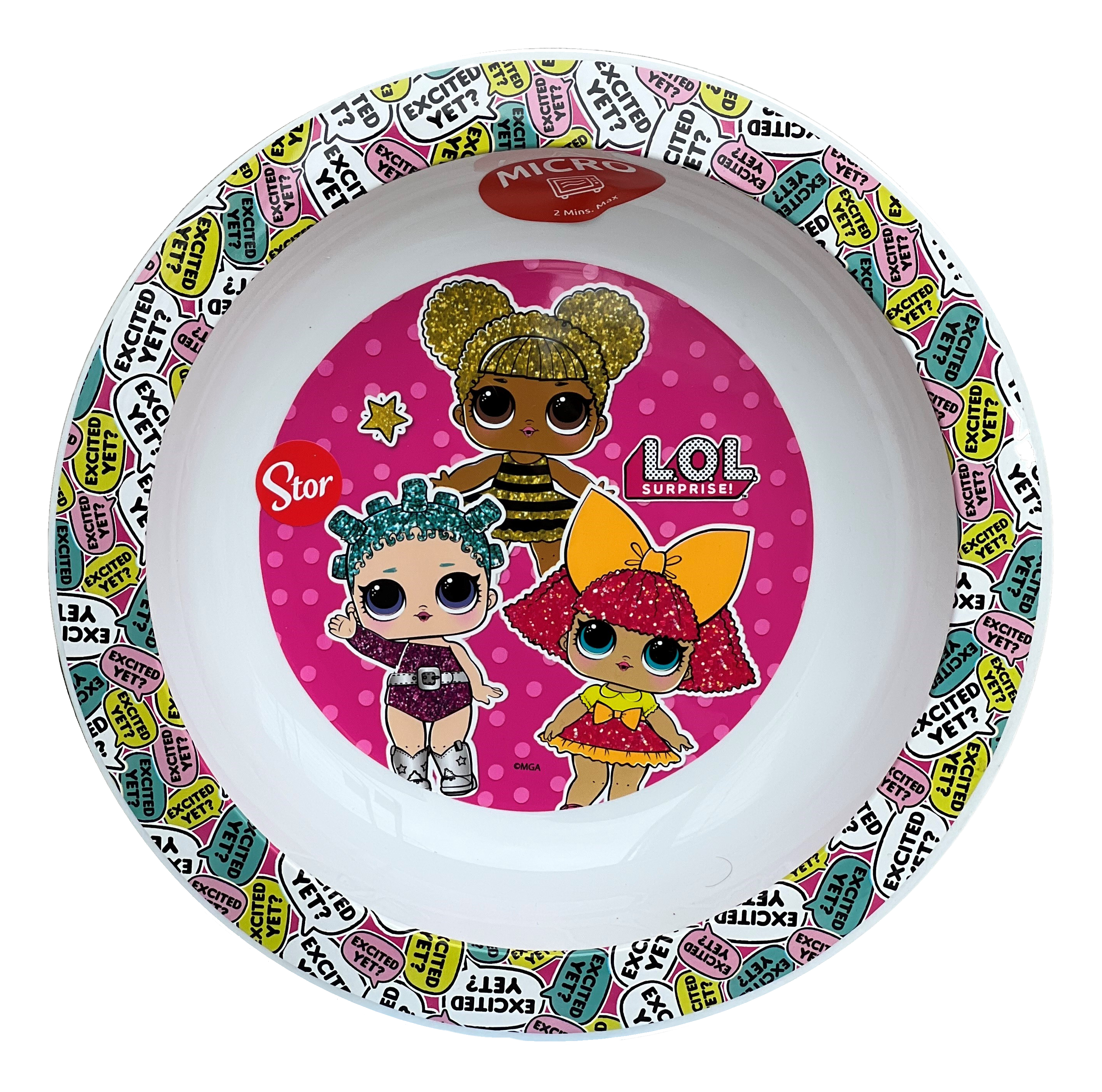 Piatto Fondo Lol Surprise in Plastica Microonde Diametro Cm. 20  - St44348