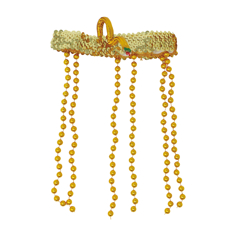Diadema Cleopatra Regina Egiziana Accessorio Travestimento Carnevale Cosplay Feste in Maschera - 16873