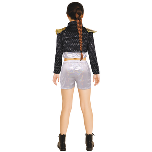 Costume K-Pop Star Silver Leader Travestimento Carnevale Cosplay Rumi Huntrix Idol Golden - 8910