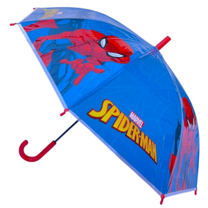 Ombrello Spiderman MARVEL Apertura Automatica Manico Ergonomico Accessorio per la Pioggia Bambini