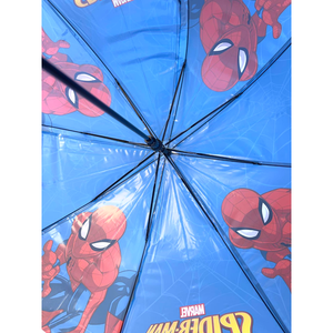 Ombrello Spiderman MARVEL Apertura Automatica Manico Ergonomico Accessorio per la Pioggia Bambini
