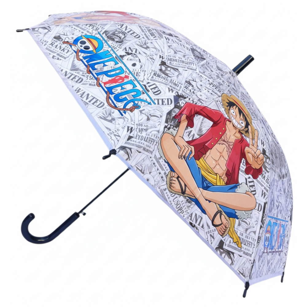 Ombrello One Piece Apertura Automatica Manico Ergonomico Accessorio per la Pioggia Bambini