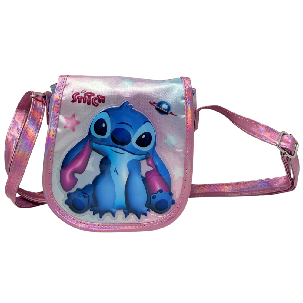 Borsa Passeggio Stitch DISNEY Borsetta 17 CM con Tracolla Regolabile- 09244
