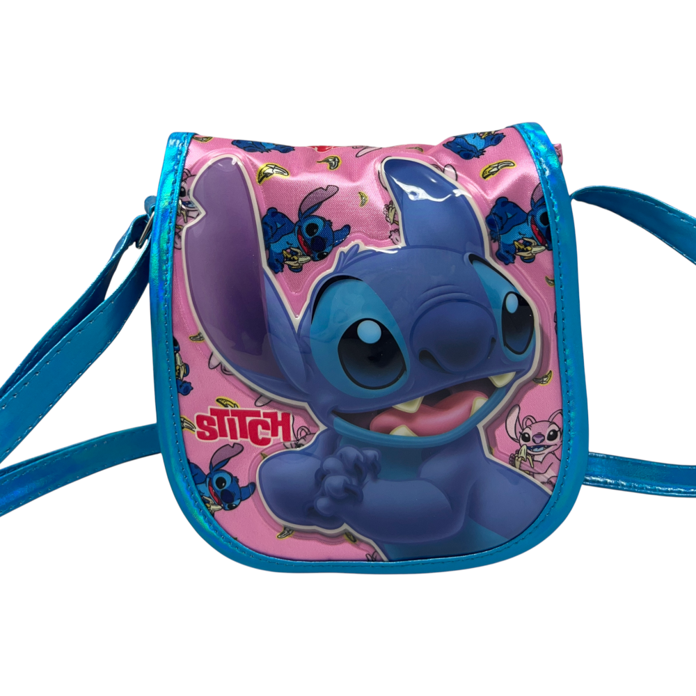 Borsa Passeggio Stitch Angel DISNEY Borsetta 17 CM con Tracolla Regolabile- 09217
