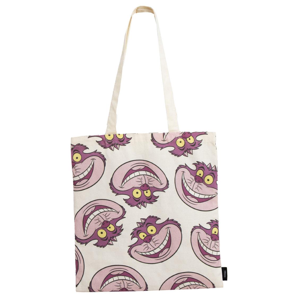 Borsa in Tela Riutilizzabile Stregatto Alice in Wonderland Borsa Shopper Multifunzione - 6210