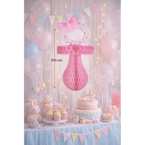 Ciucciotto Stile Nido D'ape - Nascita Bambina - Colore Rosa - Femminuccia