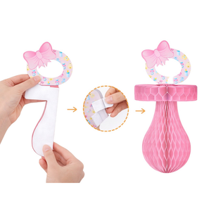 Ciucciotto Stile Nido D'ape - Nascita Bambina - Colore Rosa - Femminuccia
