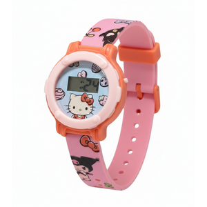 Set Orologio da Polso Digitale + Portafogli Hello Kitty Accessori per Bambini - Gnt01hk