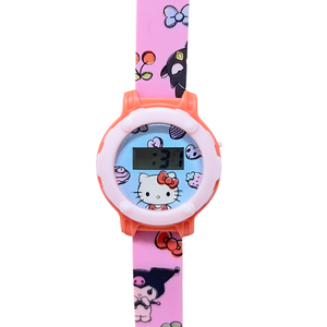 Set Orologio da Polso Digitale + Portafogli Hello Kitty Accessori per Bambini - Gnt01hk