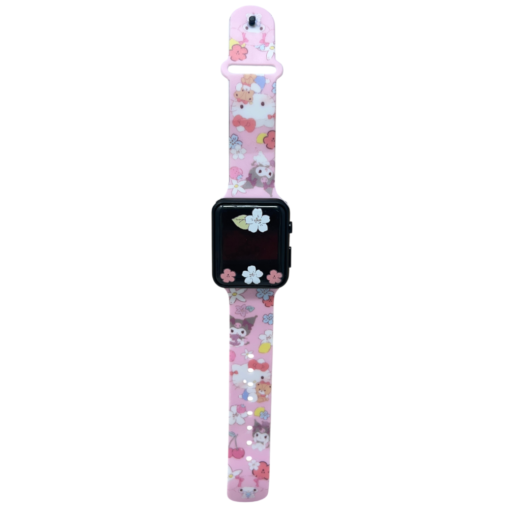 Orologio a LED Hello Kitty da Polso Digitale con Cinturino Regolabile - Gnt36hk