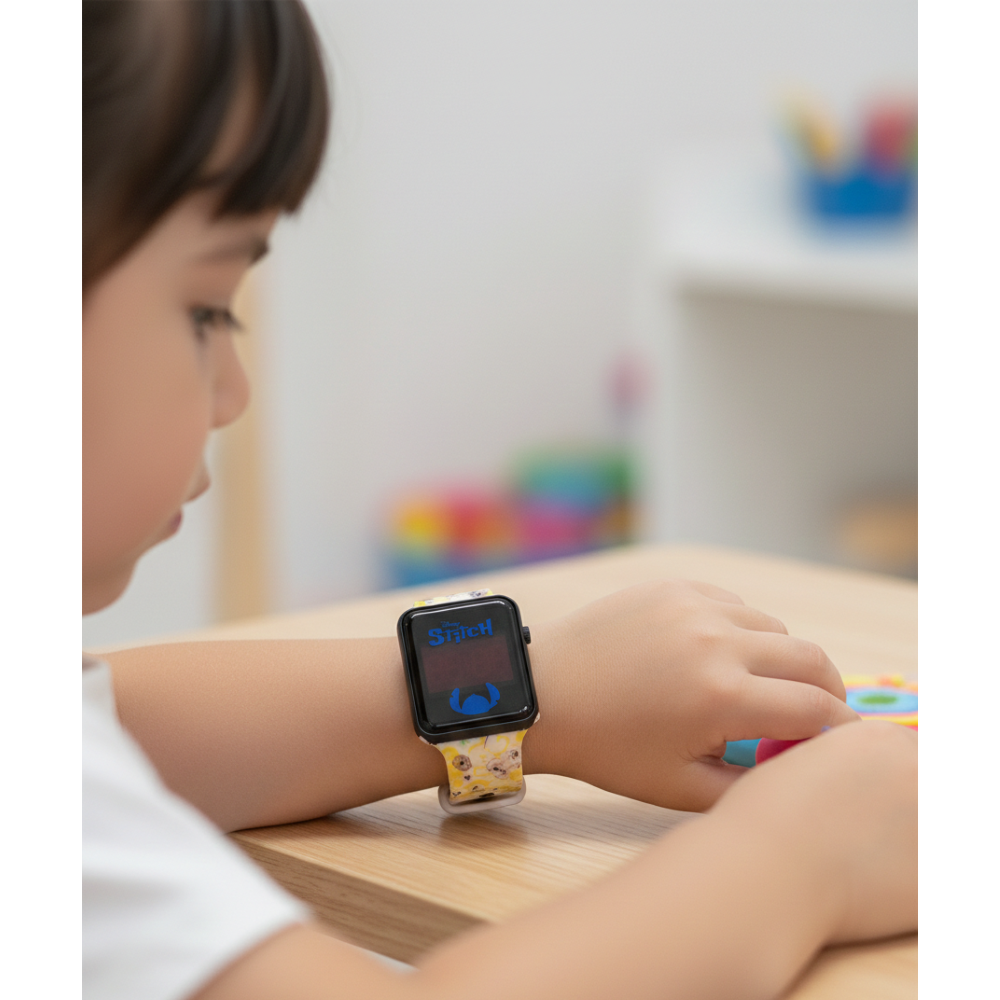 Orologio a LED Stitch da Polso Digitale con Cinturino Regolabile - Gnt36st
