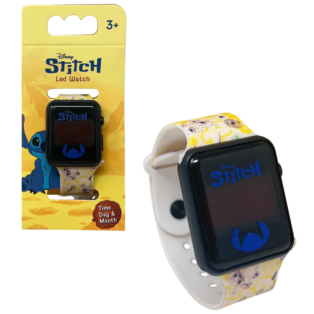 Orologio a LED Stitch da Polso Digitale con Cinturino Regolabile - Gnt36st