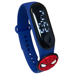 Orologio a LED Spiderman da Polso Digitale con Cinturino Regolabile - Gnt49sp