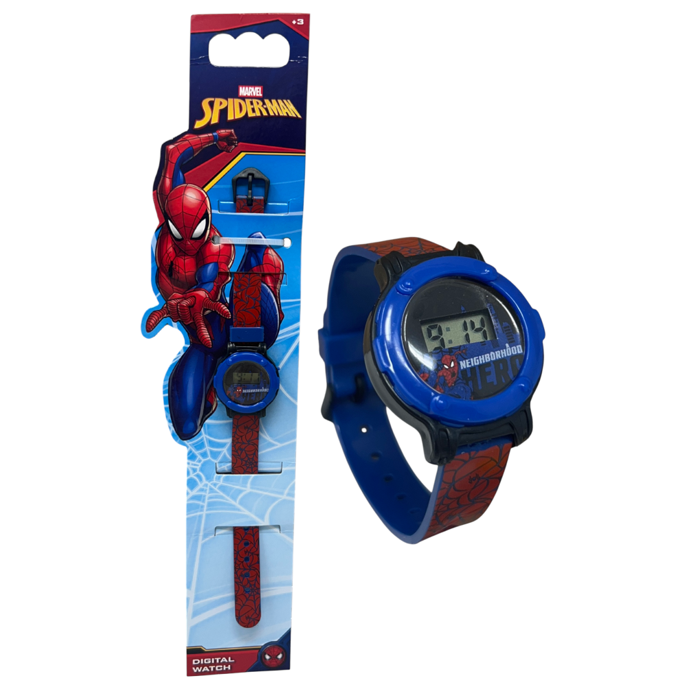 Orologio Spiderman da Polso Digitale con Cinturino Regolabile - Gntnd1sp