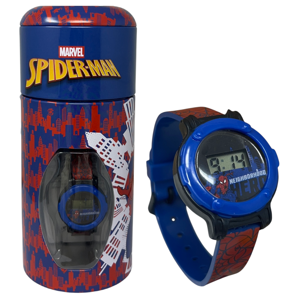Orologio Spiderman da Polso Digitale in Salvadanaio con Cinturino Regolabile - Gntne1sp