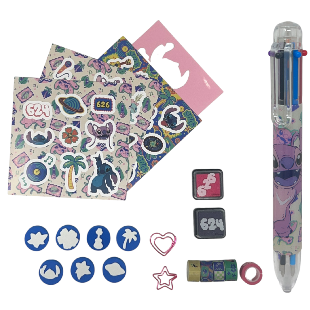 Maxi Set Diario Segreto con Accessori Stitch in Confezione Regalo - Lst1305