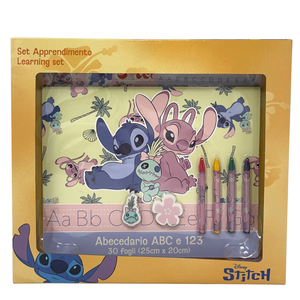 Set Apprendimento Stitch Abecedario con Accessori in Confezione Regalo - Lst1307