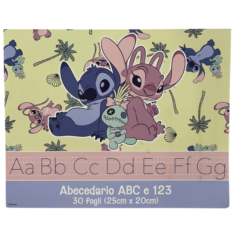 Set Apprendimento Stitch Abecedario con Accessori in Confezione Regalo - Lst1307