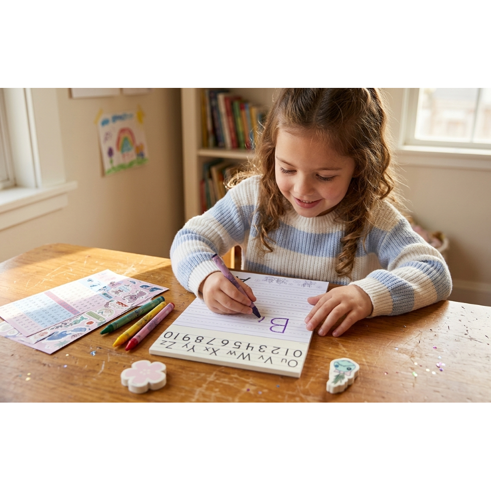Set Apprendimento Stitch Abecedario con Accessori in Confezione Regalo - Lst1307