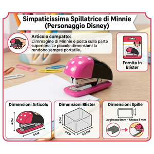 Spillatrice Minnie DISNEY Cm. 6x4 - 280390