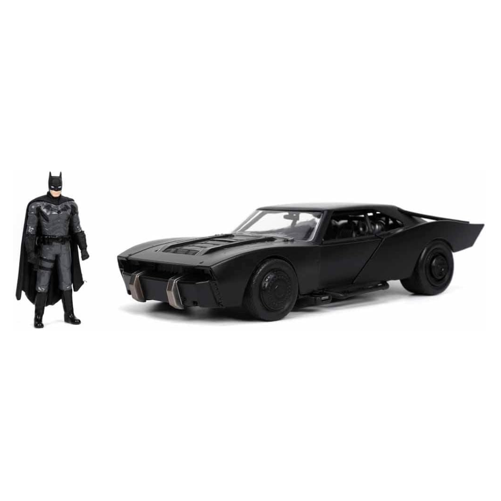 Modellino Batmobile 2022 Scala 1:24 con Figura in Metallo Batman da Collezione - 253215010