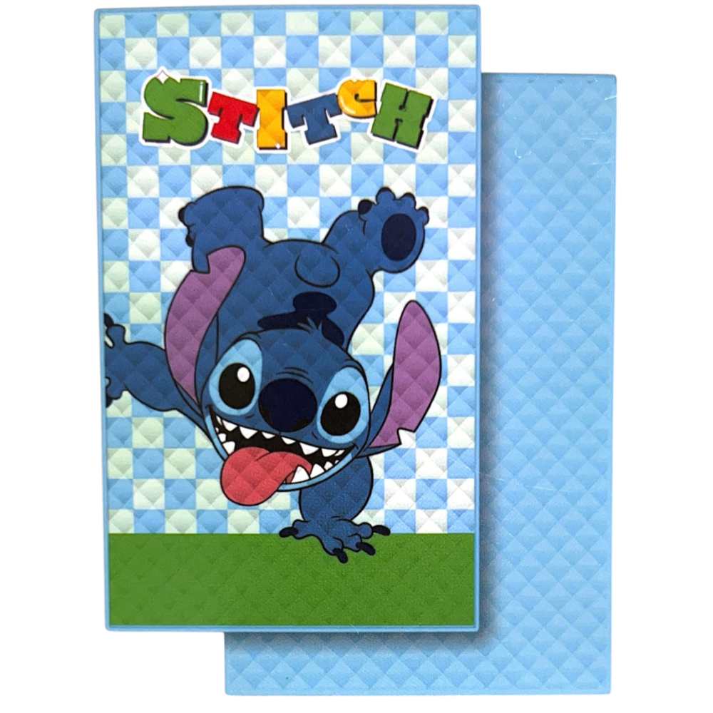 Trapuntino Stitch DISNEY Coperta Copriletto Trapuntato 100 Gsm Letto Singolo 150x250 CM - Je14384ad