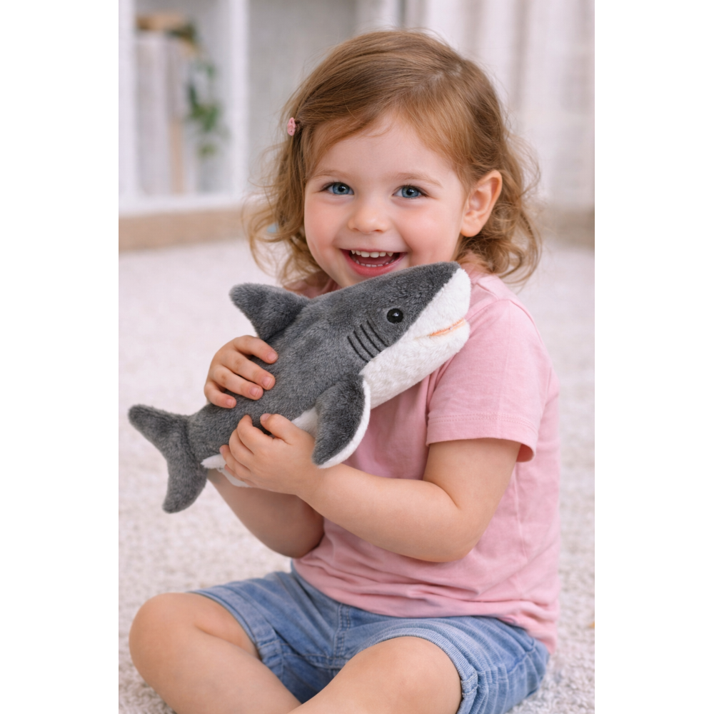 Peluche Squalo Grs Cm. 30 Plastica Reciclata Lelly - 800055