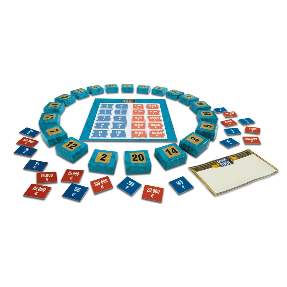 Affari Tuoi Edizione Pocket Gioco da Tavolo Veloce 15 Minuti per Famiglie 2-4 Giocatori da 8 Anni- 16660