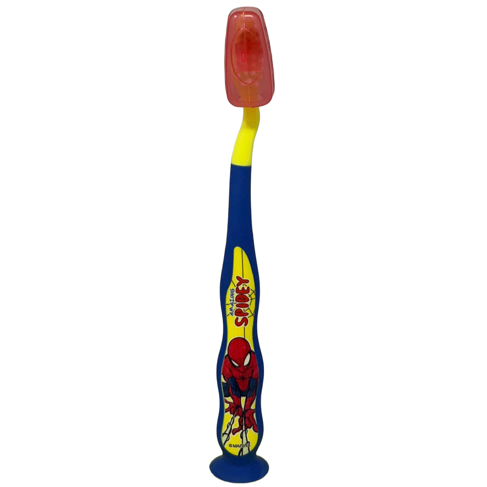 Spazzolino Spiderman MARVEL Spazzolino Manuale Ergonomico con Setole Morbide