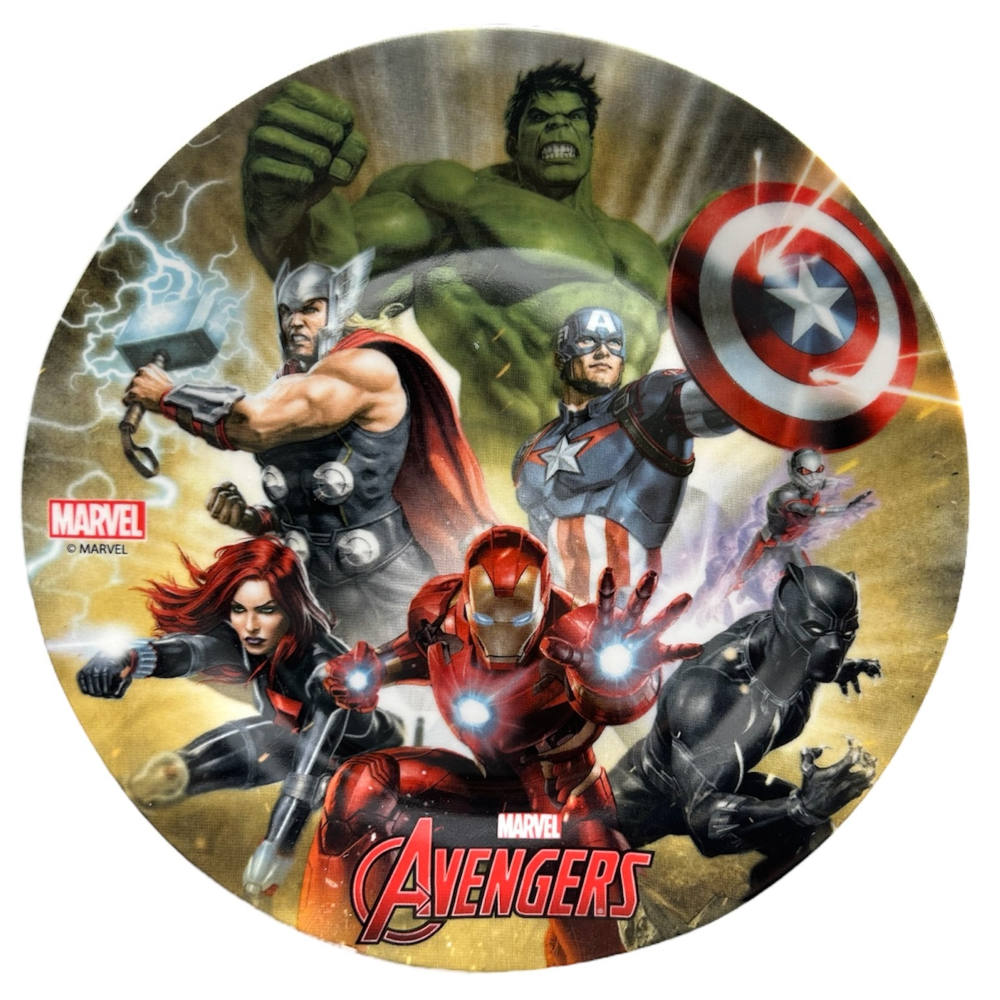 Piatto Piano in Ceramica Avengers MARVEL - 10094543