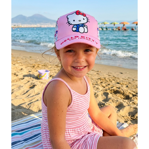 Cappello con Visiera Hello Kitty Sanrio Berretto con Chiusura Regolabile Bambino - Hk37-0150