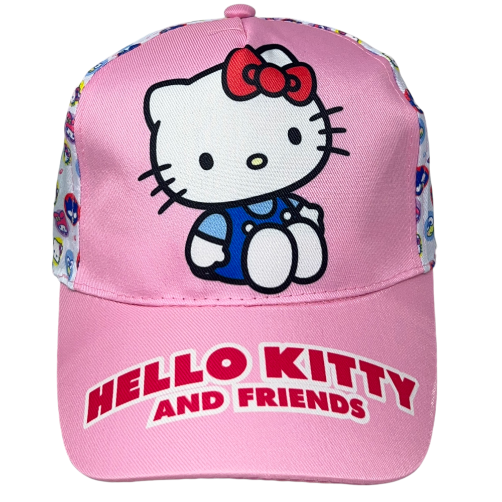 Cappello con Visiera Hello Kitty Sanrio Berretto con Chiusura Regolabile Bambino - Hk37-0150