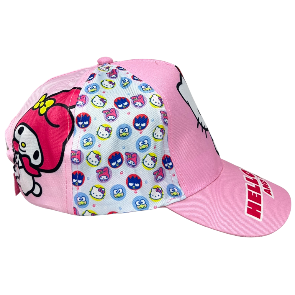 Cappello con Visiera Hello Kitty Sanrio Berretto con Chiusura Regolabile Bambino - Hk37-0150
