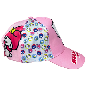 Cappello con Visiera Hello Kitty Sanrio Berretto con Chiusura Regolabile Bambino - Hk37-0150