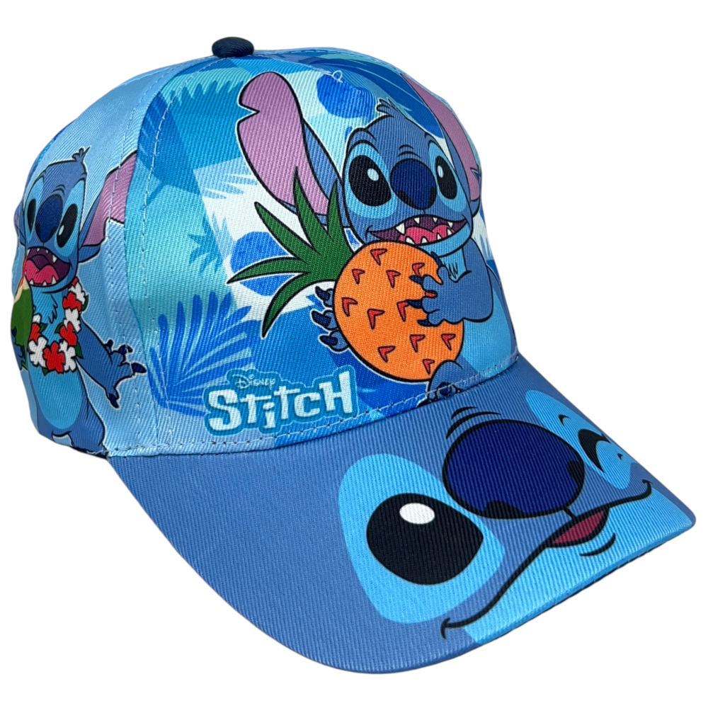 Cappello con Visiera Stitch DISNEY Berretto con Chiusura Regolabile Bambino - Lil37-0148