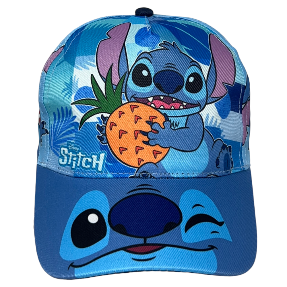 Cappello con Visiera Stitch DISNEY Berretto con Chiusura Regolabile Bambino - Lil37-0148