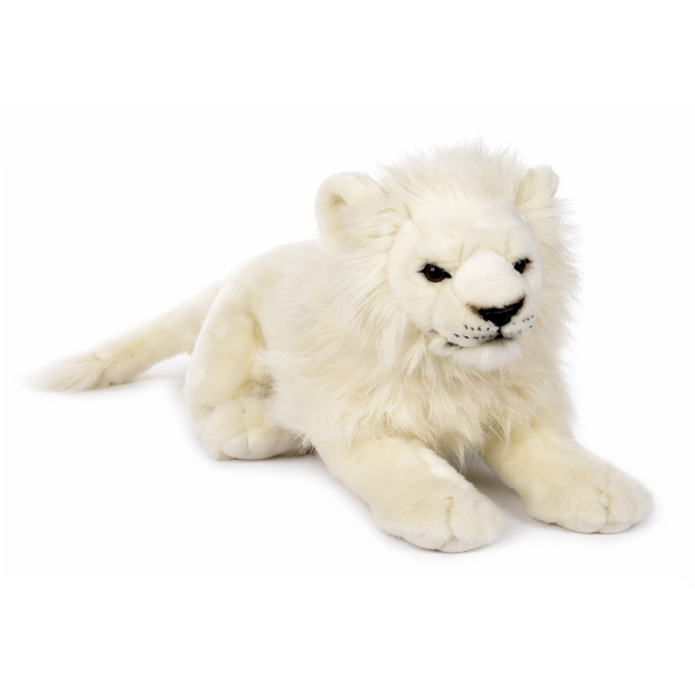 Peluche Leone Bianco CM 53 Pupazzo per Bambini Lelly - 650014