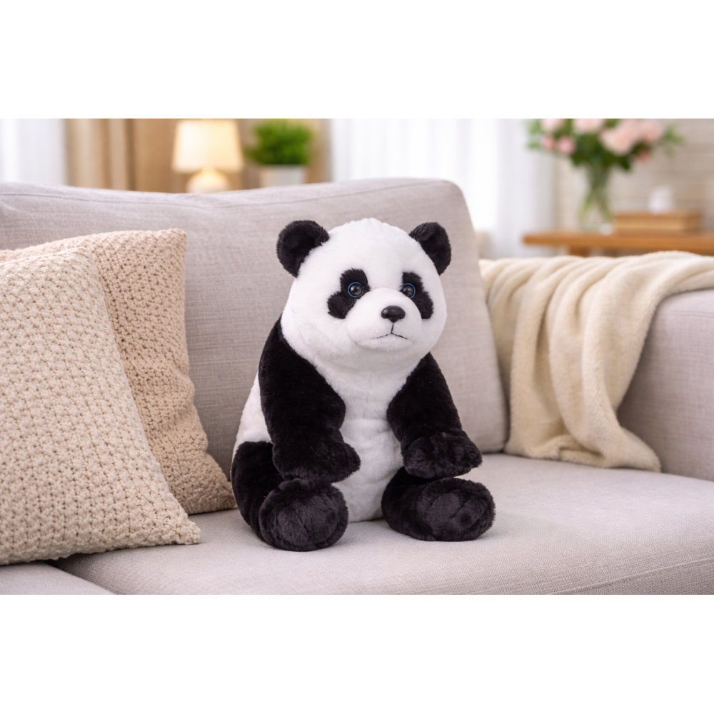 Peluche Panda CM 36 Pupazzo per Bambini Lelly - 650033