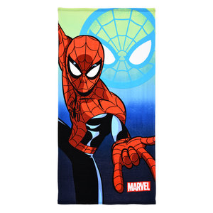 Telo Mare MARVEL Spiderman Microfibra Asciugamano Bambini Ideale Spiaggia Piscina - Ez18172