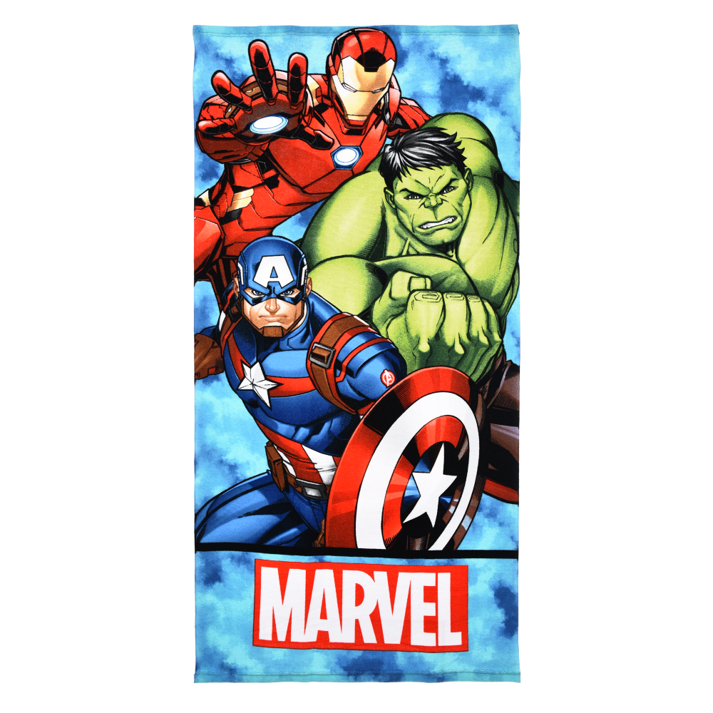 Telo Mare Avengers MARVEL Microfibra Asciugamano Bambini Ideale Spiaggia Piscina - Ez18189