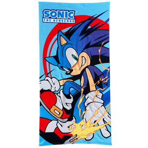 Telo Mare Sonic Asciugamano per Bambini in Microfibra CM 140x70 - Son37-6108